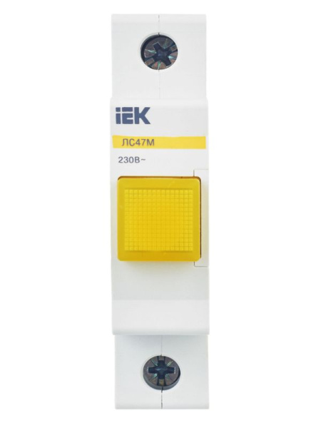 Лампа сигнальная ЛС-47М желт. KARAT IEK MLS20-230-K05