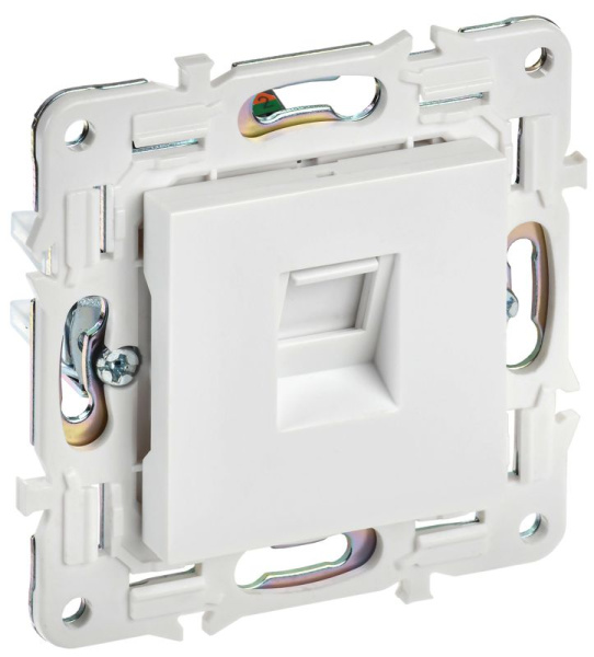 Розетка компьютерная RJ45 кат.6 SKANDY SK-K02W арктич. бел. IEK SK-K10-2-K01