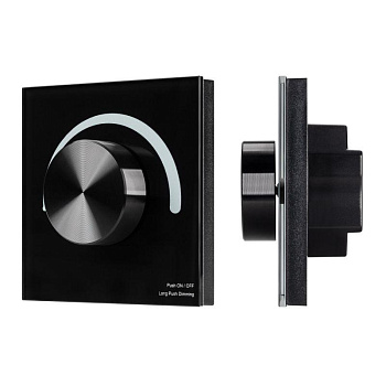 Панель SMART-P99-DIM-G-IN 230В 1.5В 0/1-10В 2.4G стекло черн. Arlight 028433