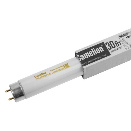 Лампа люминесцентная FT8-30W/54 30Вт T8 6500К G13 Camelion 3008