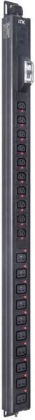 Блок распределения питания BASE PDU PV1102 25U 1ф 32А 10C13 10C19 без каб. ITK BS-PV60-10C13-10C19-12