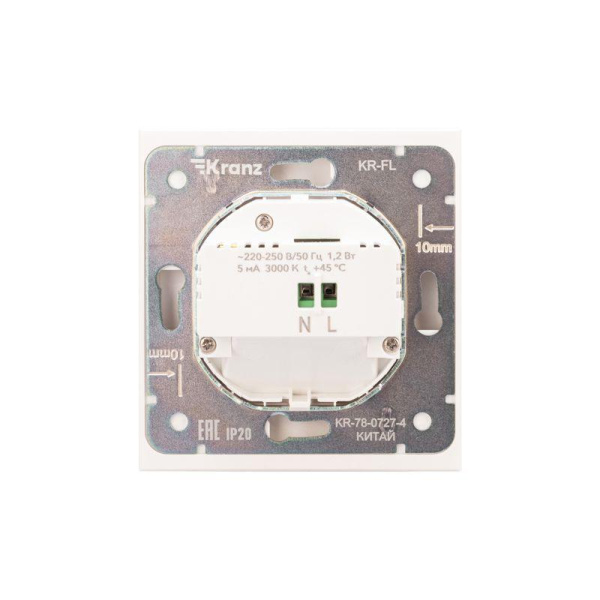 Подсветка STRONG MIELE СП настен. для ног жемчуг Kranz KR-78-0727-4