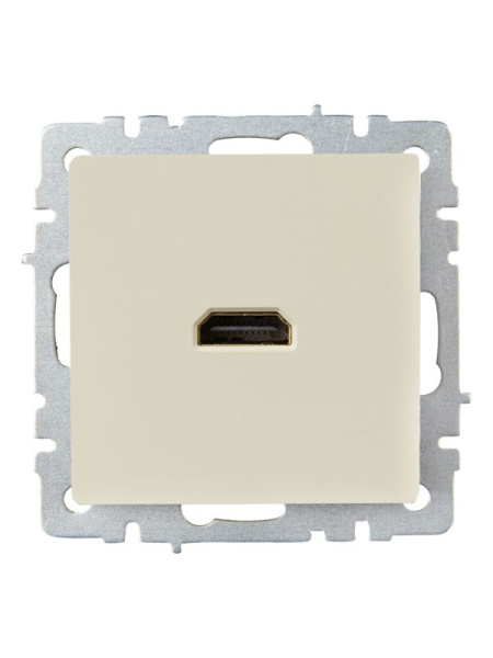Розетка СП BRITE HDMI РHDMI-0-БрКр механизм беж. IEK BR-H10-K10