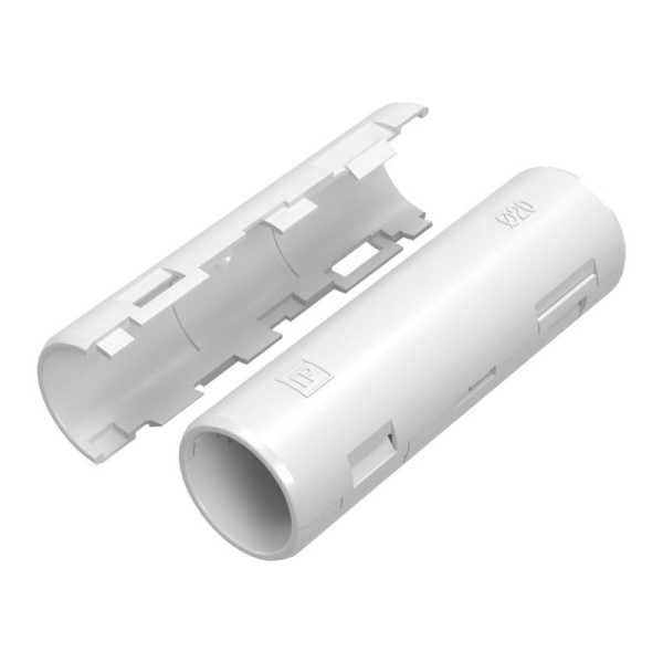 Муфта разборная d20мм бел. (уп.10шт) Промрукав PR13.02445