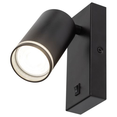 Светильник WL19 BK GU10 MR16 IP20 настенный черн. Эра Б0056360