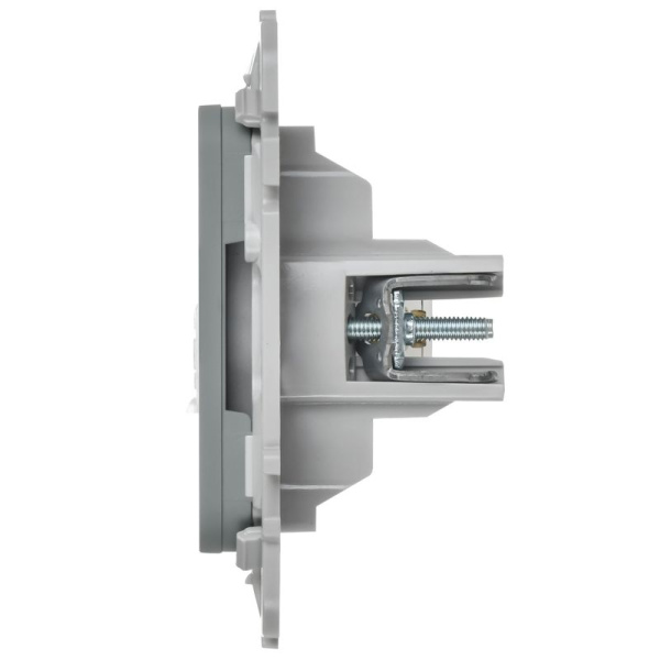 Розетка 2-м СП FLITE РКТВ5е-2-0-ФлС RJ45/TV кат.5E UTP механизм сер. IEK FI-AK22-1-K03