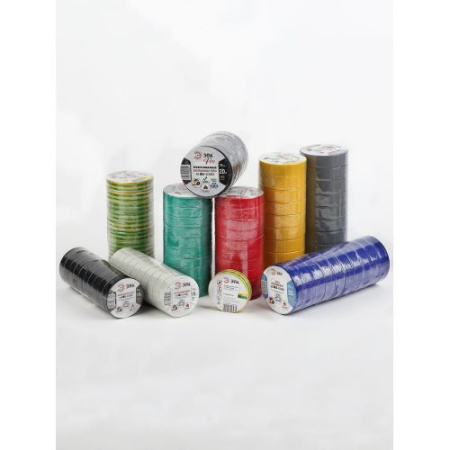 Изолента ПВХ 15ммх10м желт./зел. ET1510YG Эра C0036559