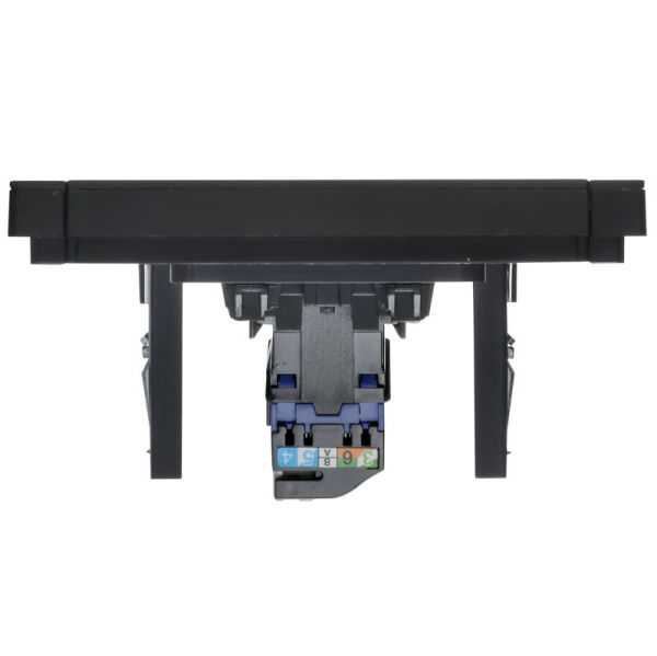 Розетка компьютерная FORTE&PIANO FP131M RJ45 кат.6 черн. IEK FP-K10-2-M-K02