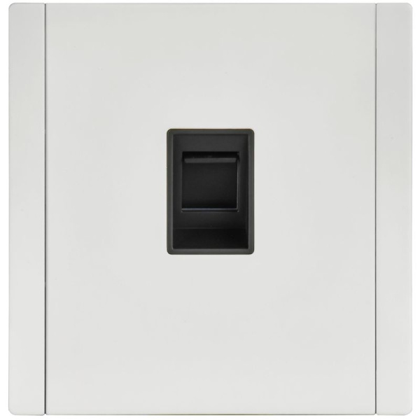 Розетка компьютерная FORTE&PIANO FP231M RJ45 кат.6 бел. IEK FP-K10-2-M-K01