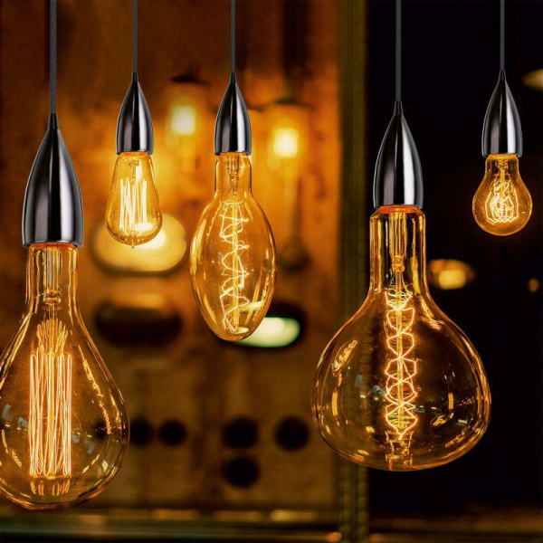 Светильник Decor E27 IP20 200-240В 1м подвесной черн. GAUSS PL031
