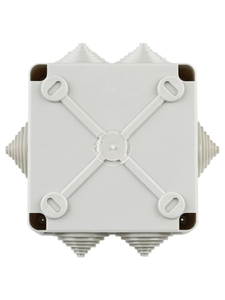 Коробка распаячная ОП КМ 100х100х45 IP44 6 вводов (RAL7035) IEK UKO11-100-100-045-K41-44
