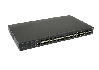 Коммутатор управляемый L3 SW-32G4X-1L Gigabit Ethernet на 16GE SFP + 8GE Combo (RJ45 + SFP) + 41G/10G SFP+ Uplink OSNOVO 14165