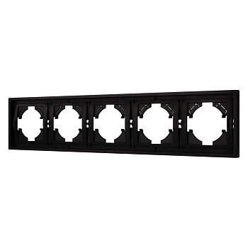 Рамка 5-м FRM-TENDO-PL-5-BK пластик. черн. Arlight 053852