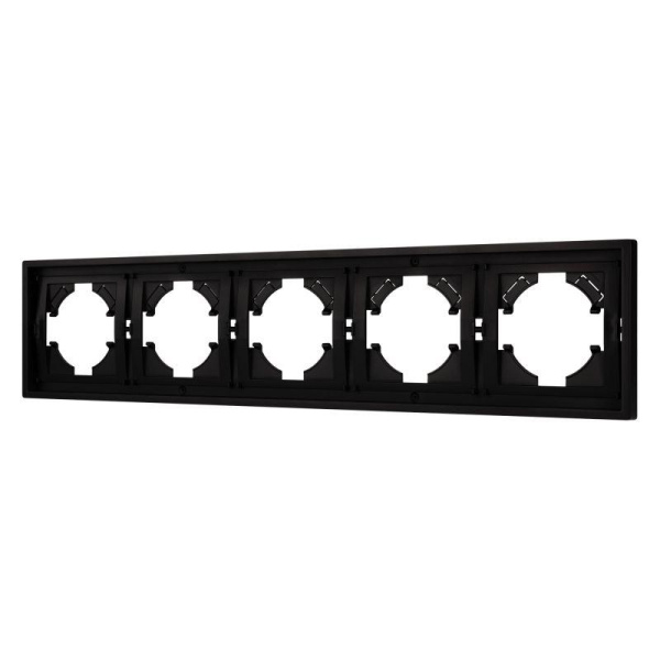 Рамка 5-м FRM-TENDO-PL-5-BK пластик. черн. Arlight 053852
