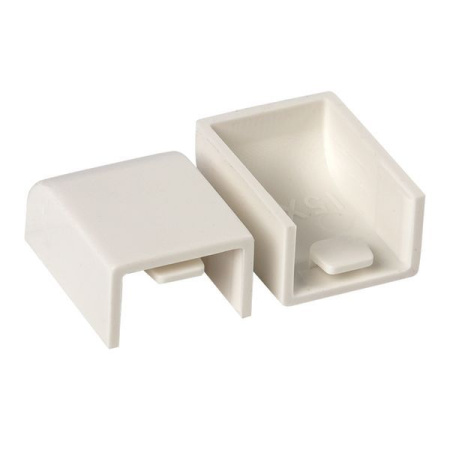 Заглушка 15х10 бел. Plast PROxima (уп.4шт) EKF ecw-15-10x4