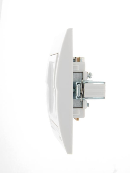 Розетка телевизионная оконечная TV СП Deriy 16А IP20 бел./бел. LEZARD 702-0202-130
