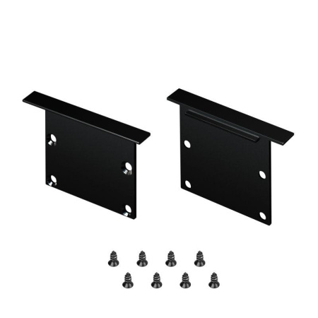 Заглушка LINIA49-F-S BLACK глухая металл (комплект) Arlight 041881