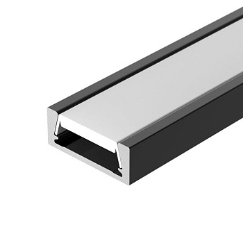 Профиль MIC-M-2000 ANOD BLACK L2000 алюм. Arlight 044540
