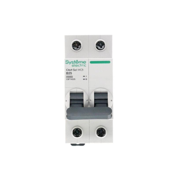 Выключатель автоматический модульный 2п B 25А 4.5кА City9 Set 230В SE C9F14225