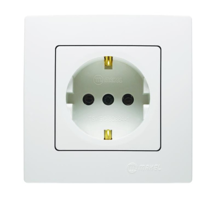 Розетка с заземлением Lillium Makel 32001028