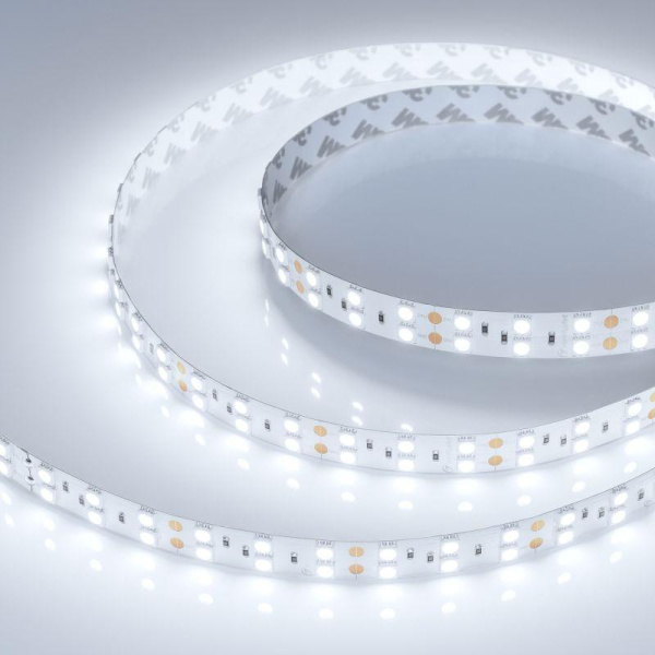 Лента светодиодная RT-B120-15mm 24V White 6000К 28.8Вт/м IP20 5060 (уп.5м) Arlight 011256(2)