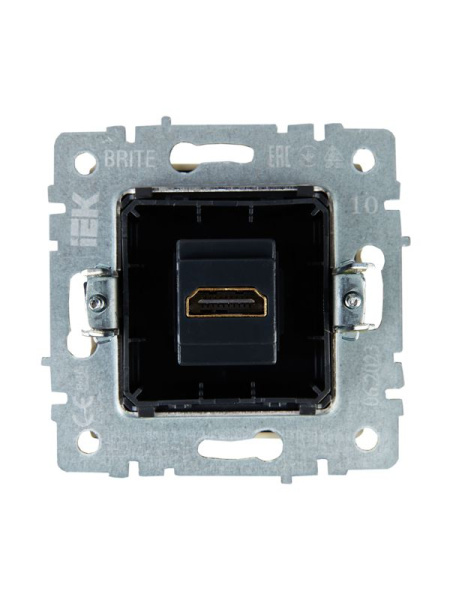 Розетка СП BRITE HDMI РHDMI-0-БрКр механизм беж. IEK BR-H10-K10