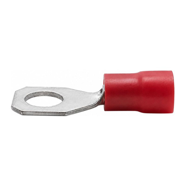 Наконечник кольц. изол. 0.25-1.5кв.мм отв. d6.2мм кр. (уп.100шт) DKC 2A6P