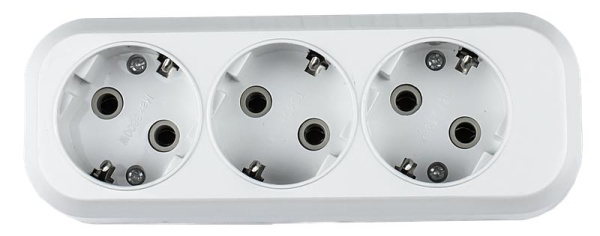 Колодка УЗ-3-GRAND 3-м с заземл. 5130 ASD / IN HOME 4690612000480