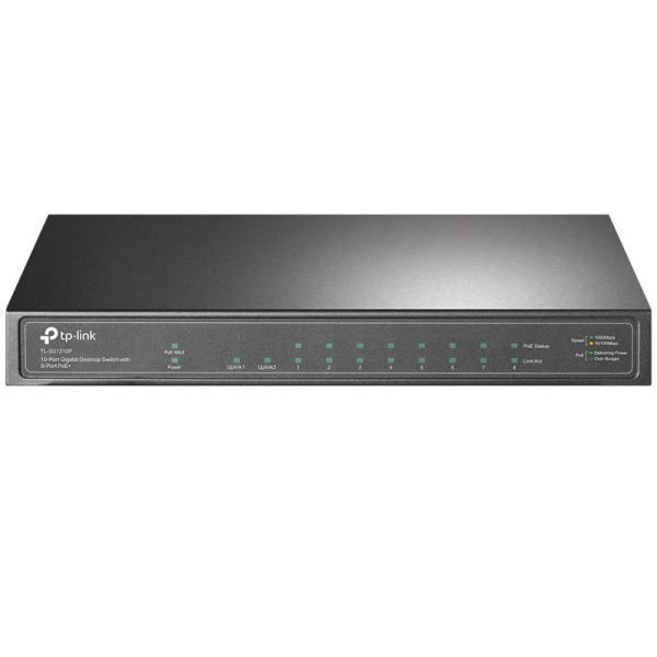 Коммутатор TL-SG1210P 10-портовый гигабитный с 8 портами PoE+ настол. TP-Link 1793912