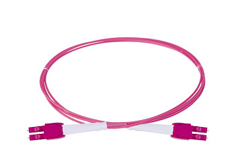 Шнур оптический HD OM4 дуплекс LC - дуплекс LC UNIBOOT PUSH-PULL 10м Eurolan 41B-40-LC-LC-10