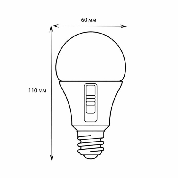 Лампа светодиодная для растений LED-A60-10W/SPM3/E27/CL PLP35WH MULTIPLANT 10Вт E27 форма "A" три спектра для проращ. роста и цветения прозр. Uniel UL-00011438