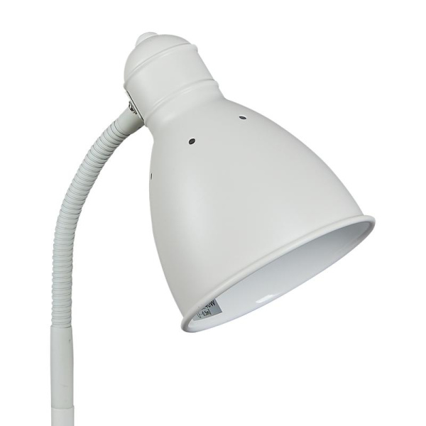 Светильник настольный UML-B701 E27 WHITE 60Вт цоколь Е27 механический выкл. бел. ТМ Uniel UL-00010156