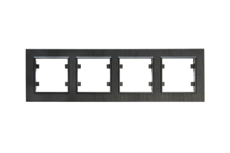 Рамка 4-м Karea LINE STAR чер. Makel 86054704
