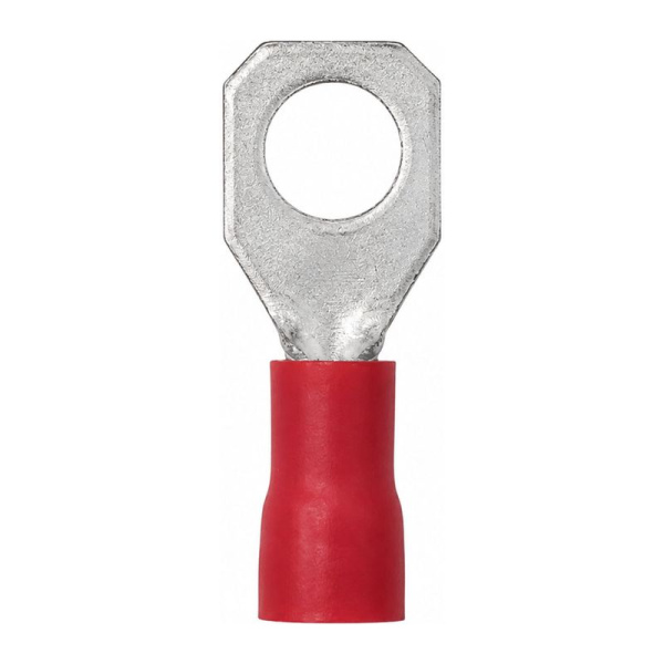 Наконечник кольц. изол. 0.25-1.5кв.мм отв. d6.2мм кр. (уп.100шт) DKC 2A6P
