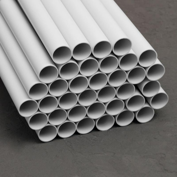 Труба гладкая ПВХ жесткая легкая d25мм сер. (дл.3м) TOKOV ELECTRIC TKE-THG-PVC-25-3-C06