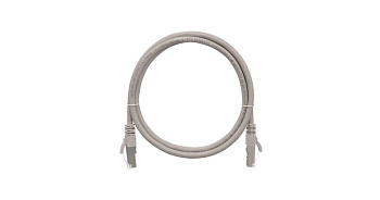 Патч-корд кат.5E F/UTP 4х2х26AWG patch CU PVC нг(А) 2м сер. NIKOMAX NMC-PC4SD55B-020-GY