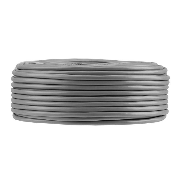 Кабель витая пара F/UTP кат.5e 4х2х0.50 24AWG solid CCA PVC INDOOR омедненный сер. (уп.50м) PROCONNECT 01-0142-3-50
