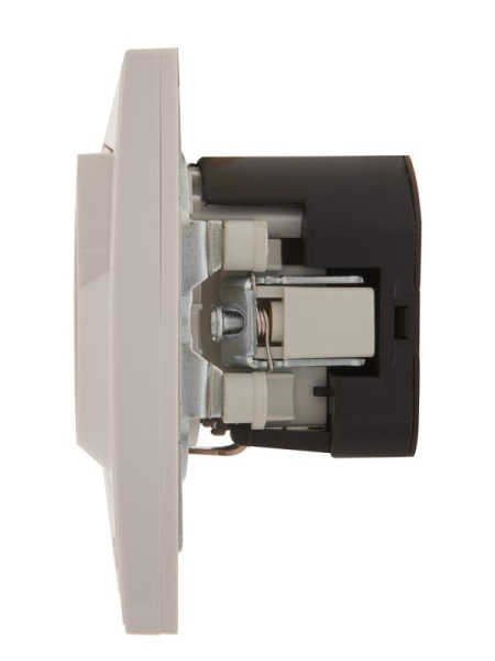 Розетка 1-м СП Rain 16А с заземл. + USB разъем бел. LEZARD 703-0202-181