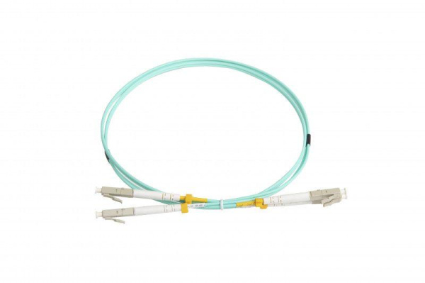Патч-корд FC-D2-503-LC/PR-LC/PR-H-1M-LSZH-AQ волоконно-оптический (шнур) MM50/125(OM3) LC-LC duplex 10G/40G LSZH 1м Hyperline 34453
