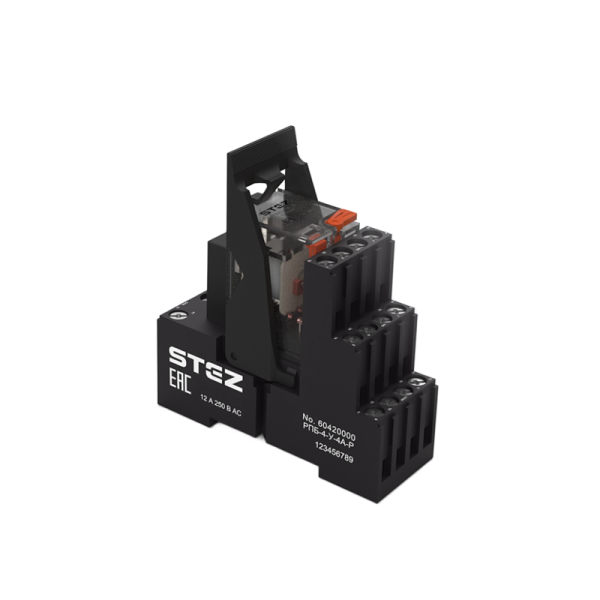 Реле в сборе 220DС диод 4 контакта РПМ-4-220D-4AD/S СТЭЗ 60410005