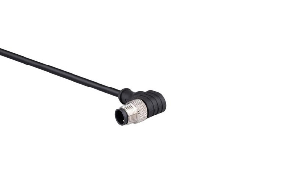 Кабель соединительный 2м со штепселем M12х3 90град. ПВХ IP68 EMAS SKM12F3DXV2