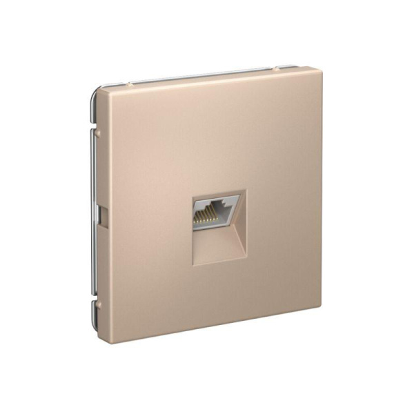 Розетка компьютерная ArtGallery RJ45 кат.6A механизм песочн. SE GAL001286