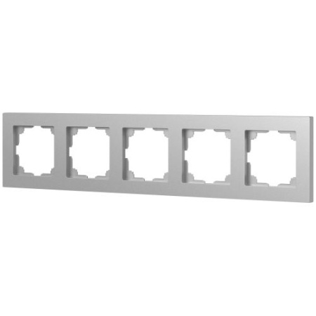 Рамка 5-м СП Accent 6-505-03 алюм. Intro Б0063725