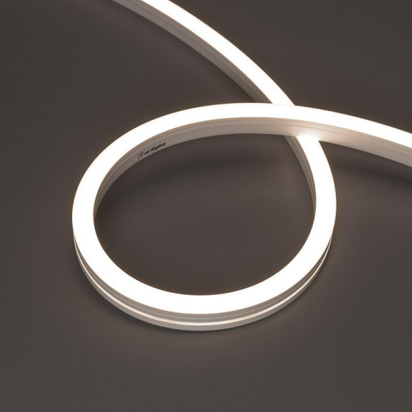 Лента светодиодная MOONLIGHT-SIDE-A140-12x17mm 24V Day 4000К 9.6Вт/м IP67 2835 wire x1 герметичная (уп.5м) Arlight 038797
