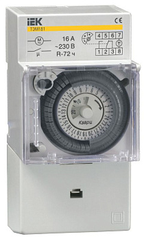 Таймер аналоговый ТЭМ-181 16А 230В на DIN-рейку KARAT IEK MTA20-16