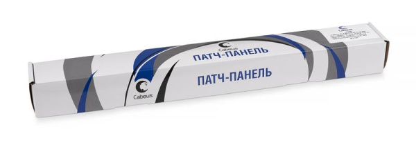 Патч-панель 19дюйм 1U 24 порта RJ45 кат.5E Dual IDC PL2-24-Cat.5e-Dual IDC с задн. кабельн. организатором new Cabeus 10588c