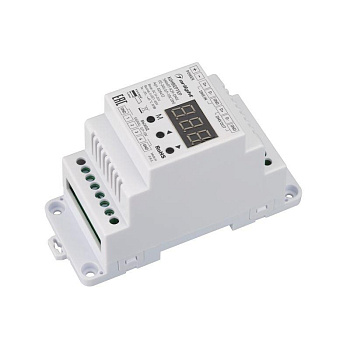Конвертер SMART-K39-DMX (12-24В 0/1-10V DIN) металл Arlight 028412