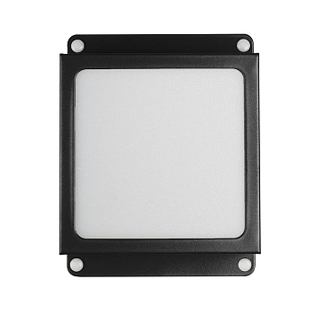 Светильник светодиодный PPL 089/G OPAL 9Вт 4000К IP40 BLACK ДВО/ДПО домино в потолок Грильято черн. Pro JazzWay 5065260