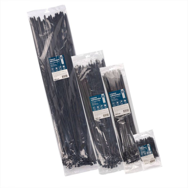 Хомут нейлоновый НСС "EasyFix" 5х500 черн. (уп.100шт) Fortisflex 87785
