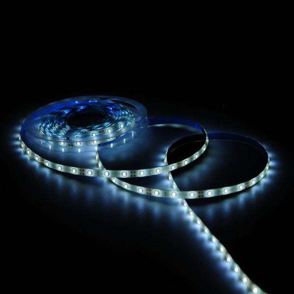 Лента светодиодная Basic 2835/60-SMD 6Вт/м 3000К тепл. бел. IP65 600лм/м 12В 8мм драйвер (уп.5м) GAUSS BT013
